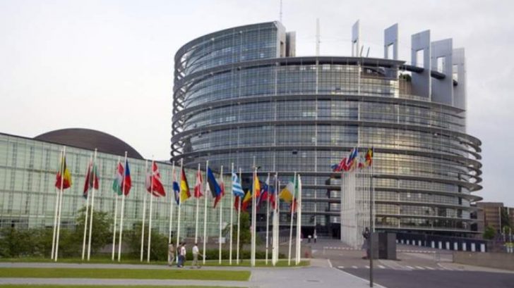 strasburgo veduta del parlamento europeo